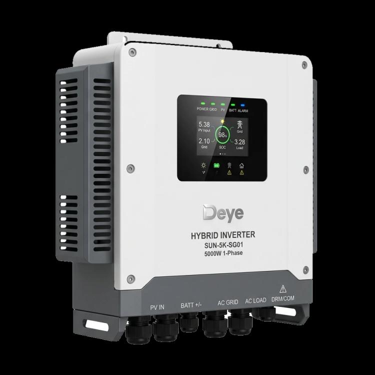 Biến tần Inverter Deye Hybrid 12kW 3 Pha tách nền trong suốt